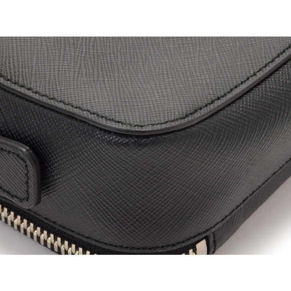 PRADA Saffiano Black Shoulder Bag - Picture 4 of 11